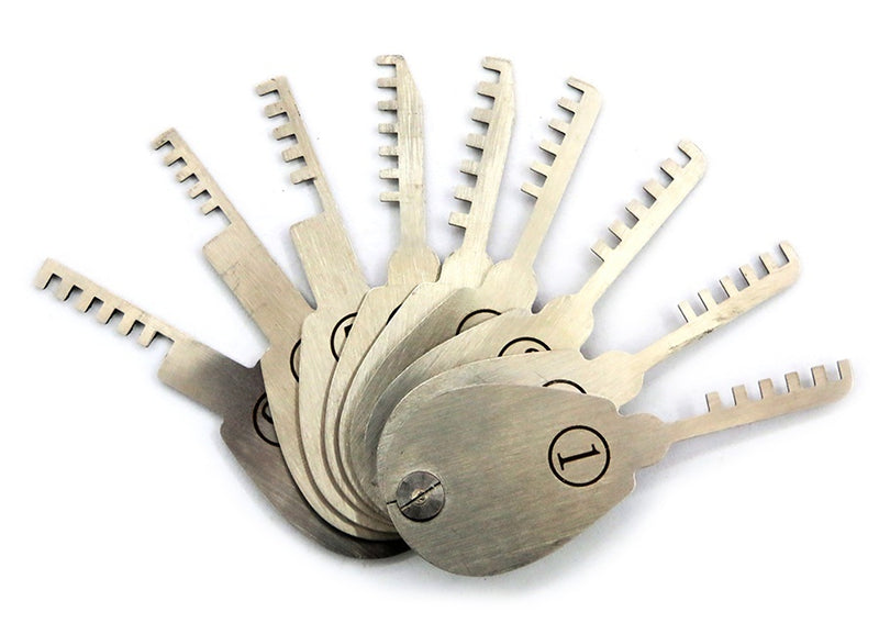 Comb Picks Set Lock Picking Used Locksmith Tools Lock Quick Opener