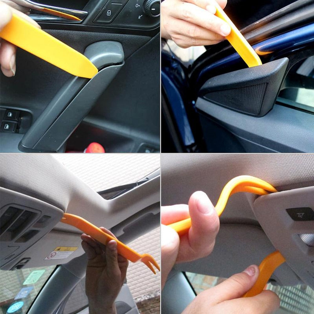 Car Radio Door Clip Panel Trim Dash Audio Removal Tool Installer Pry Tool Car Stereo Installation Kits