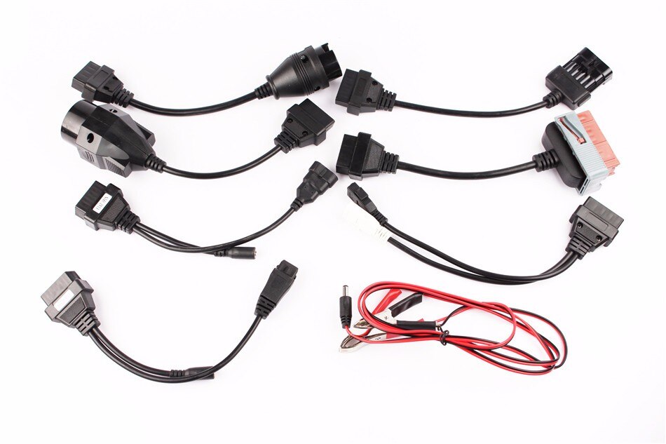 Car 8 Cables CDP+ Multidiag PRO Car Leads Diagnostics Scanner Tools Interface Cable for Delphis MVD PRO DS150E