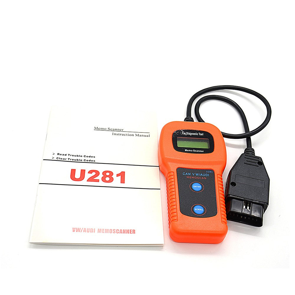 Memoscan U281 EAT CAN-BUS OBD2 OBDII Code Scanner Engine Code Reader CAN BUS Scan Tool - Cartoolshop