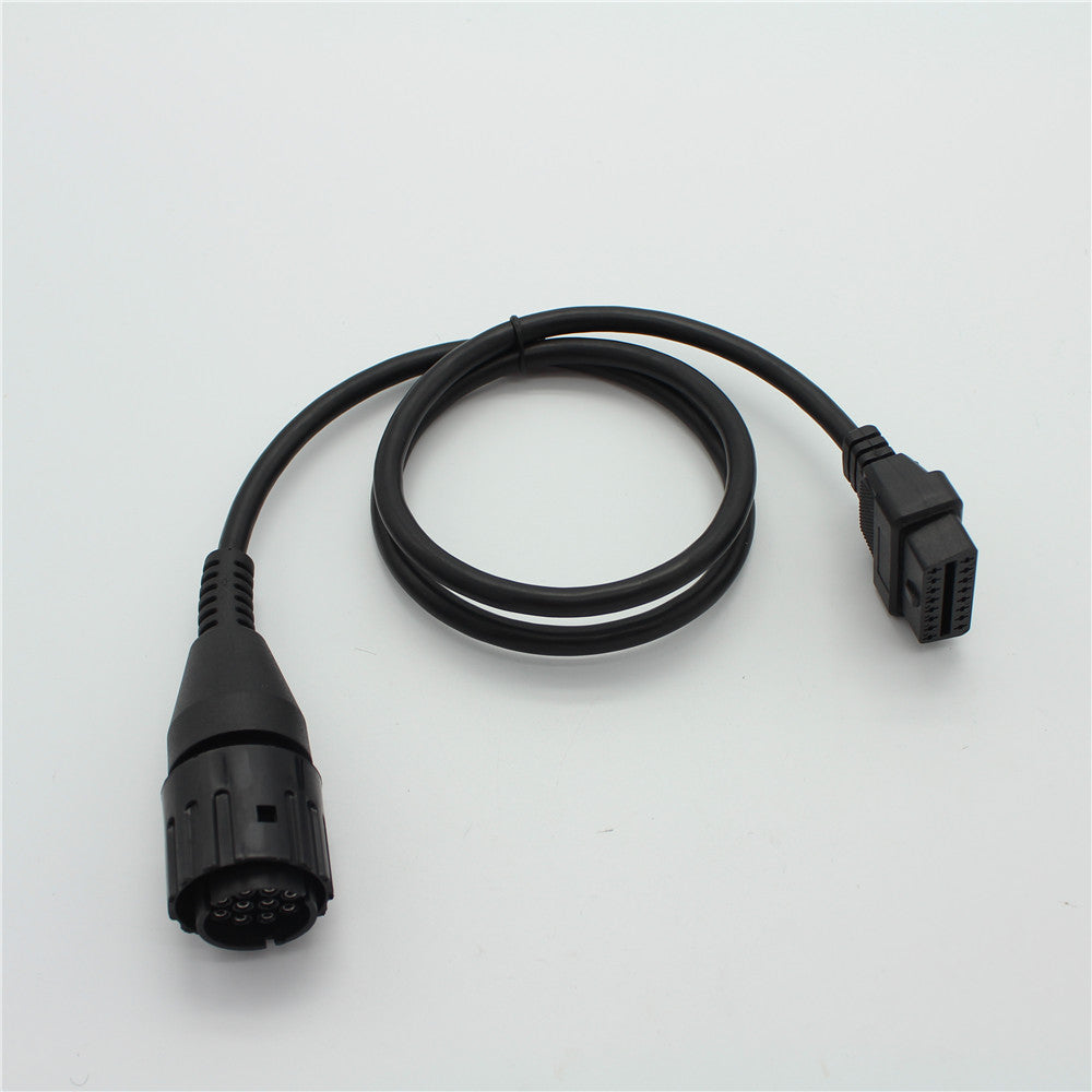 For BMW ICOM D Cable Motorcycles Cable Motobikes Diagnostic Cable 10 Pin Adaptor to 16pin ICOM A3 A2