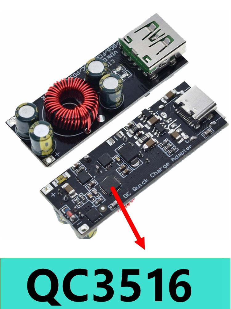 QC4.0 QC3.0 USB Type-C Mobile Phone Quick Charge Adapter 6 -35V Step Down Buck Boost Module for Huawei SCP/FCP Apple PD Qualcomm