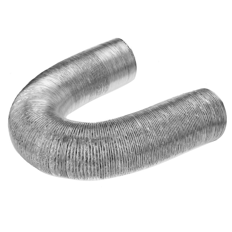 500cm Air Intake Outlet Pipe Silver Aluminum Foil Anti-corrosion Flame Retardant For Car Heater