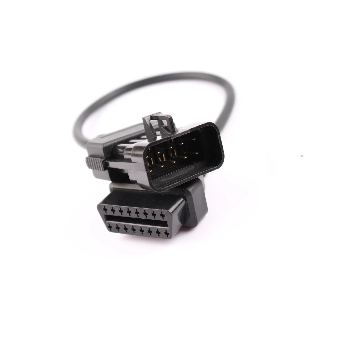 10Pin OBD OBDII Extension Cable For Opel Works For Vauxhall/Opel OPCOM Diagnostic Adapter For Opel 10 Pin to OBDII 16 Pin Female