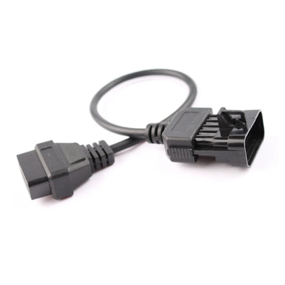 10Pin OBD OBDII Extension Cable For Opel Works For Vauxhall/Opel OPCOM Diagnostic Adapter For Opel 10 Pin to OBDII 16 Pin Female