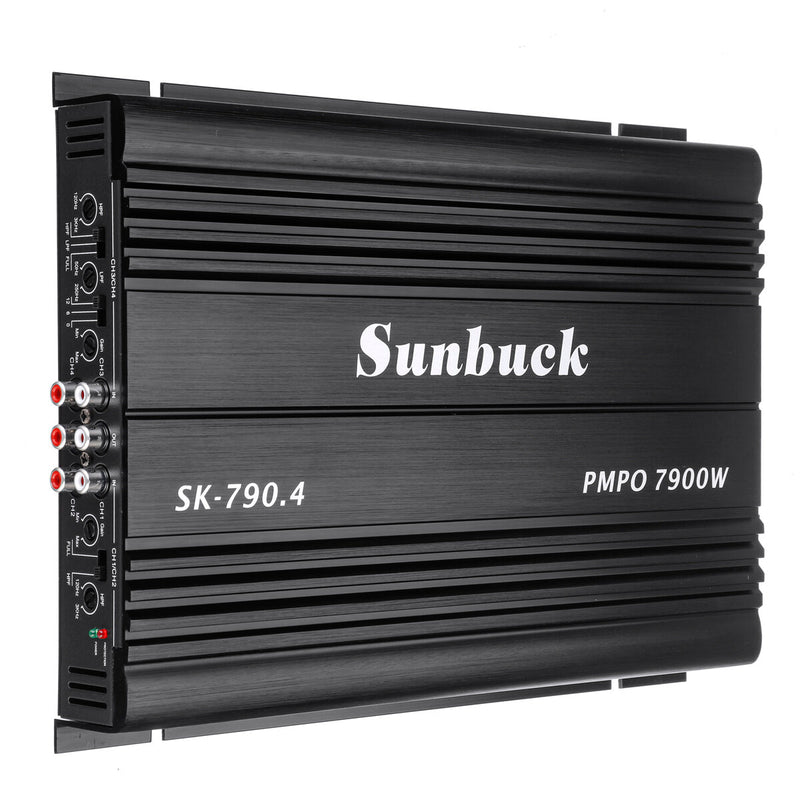 SK-790.4 4-Channel 7900W Car Power Amplifier Class A/B Stereo Surround Passive Subwoofer Audio Player