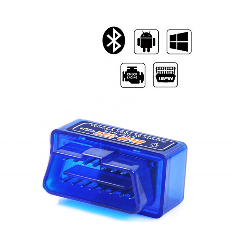KINGBOLEN ELM327 V2.1 OBD2 Bluetooth Wireless Car Scanner Adapter Torque Auto Scan Tool Diagnostic Interface For Android