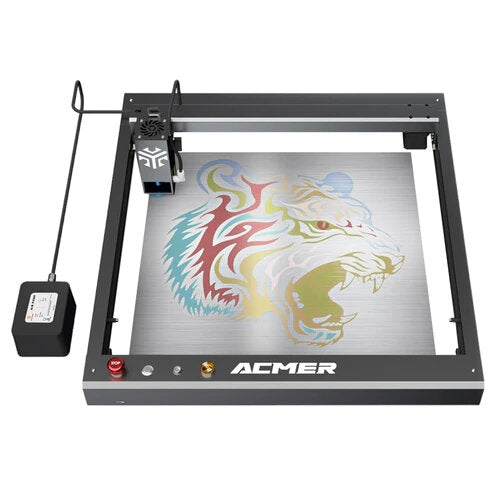 ACMER P2 33W Laser Engraver Cutter Engraving at 24000mm/min Cut 25mm Acrylic iOS Android App Control No DIY No Installation