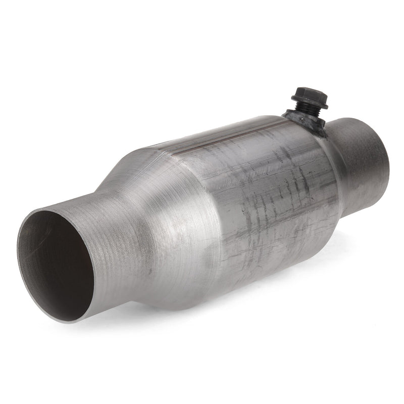 2.5" Inlet/Outlet 400 cell Universal High-Flow Weld-On Catalytic Converter Stainless Steel