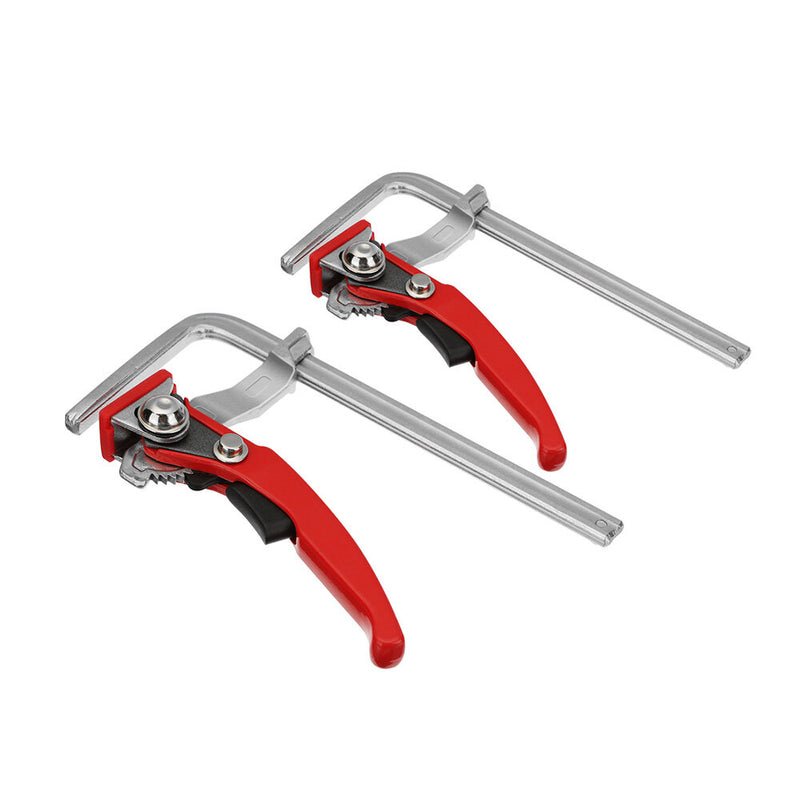ENJOYWOOD 2PCS/4PCS Alloy Steel Upgrade Quick Ratchet Track Saw Guide Rail Clamp MFT Clamp for MFT Table and Guide Rail System Woodworking Clamp