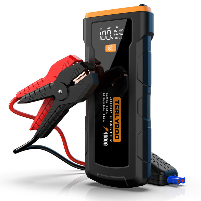 16000mAh Car Jump Starter Power Bank Car Emergency Starting Power Supply Power Bank With Large Capacity Outdoor Camping Power Supply