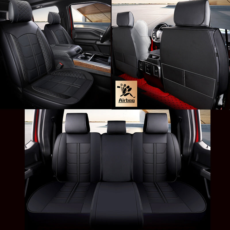 5 Seaters ELUTO Full Car Seat Cover For Chevy Silverado Sierra 1500 2500/3500HD