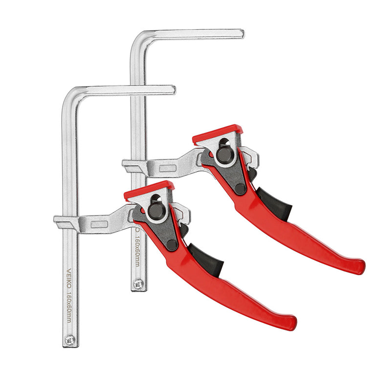 2PCS Alloy Steel Upgrade Quick Ratchet Track Saw MFT Clamp for MFT Table Woodworking Clamps