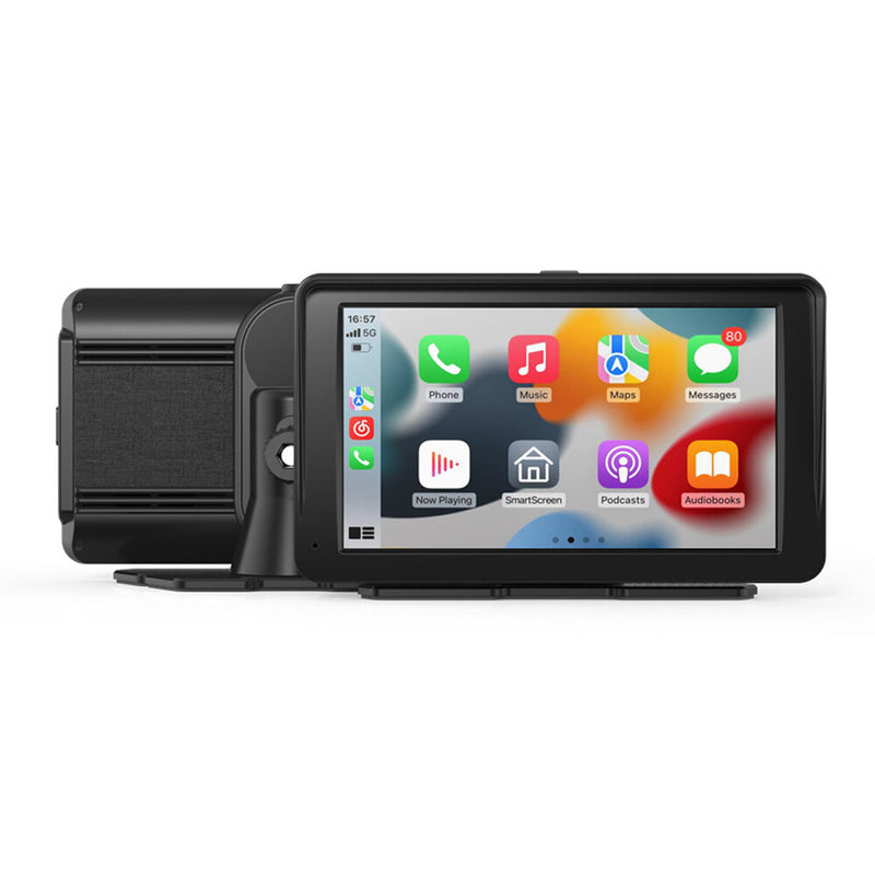 Android Smart 7-inch Wireless Carplay Car Center Console Dash Cam with 1080P HD Playback with Dual Lens MP5 Multimedia