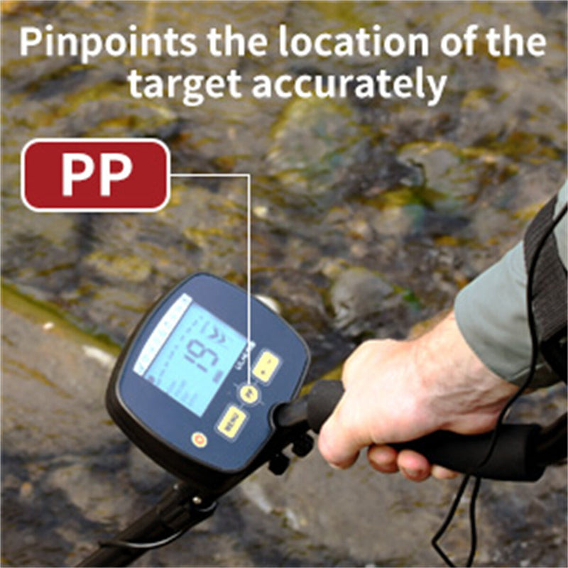 USA Direct GC1071 Metal Detector Waterproof IP68 with Advanced DSP Chip 10 Inch Coil 5 Search Modes LCD Display Best Gold Detectors for Treasure Hunting