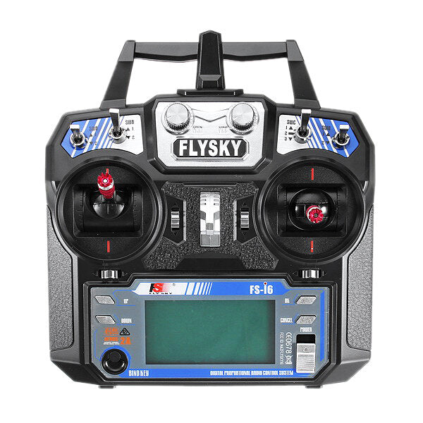 FlySky FS-i6 2.4G 6CH AFHDS RC Radio Transmitter With FS-iA6B Receiver for RC FPV Drone Engineering Vehicle Boat Robot