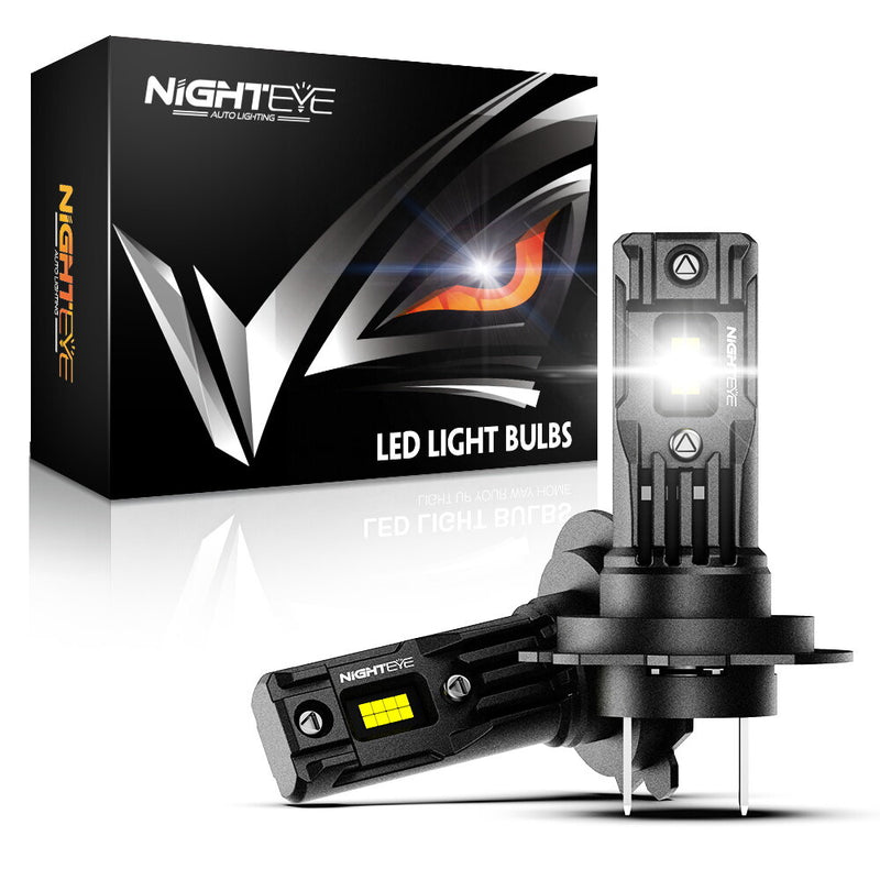 NightEye Auto Lighting A315-S10 2PCS 6500K White LED Car Headlight Bulbs 22000LM/Pair LED Front Headlamp IP68 Waterproof