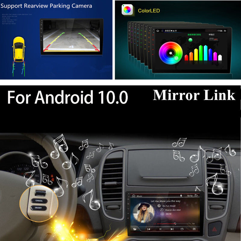 iMars 10 inch 2DIN Car MP5 Video Player with CarPlay 4+64GB for Android 10.0 System Built-in WiFi GPS bluetooth