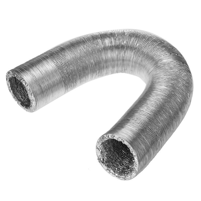 500cm Air Intake Outlet Pipe Silver Aluminum Foil Anti-corrosion Flame Retardant For Car Heater