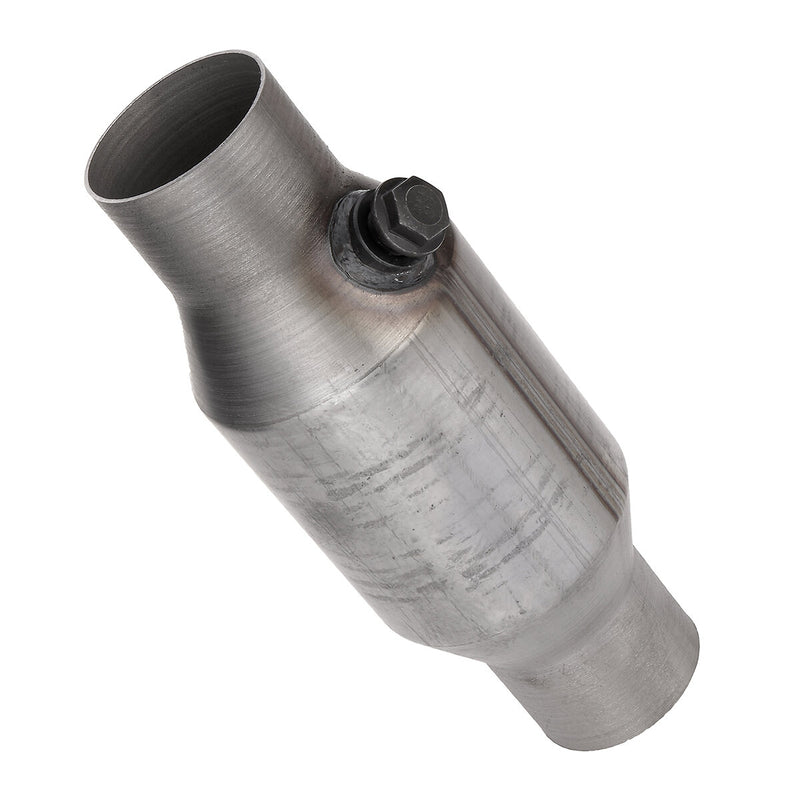2.5" Inlet/Outlet 400 cell Universal High-Flow Weld-On Catalytic Converter Stainless Steel