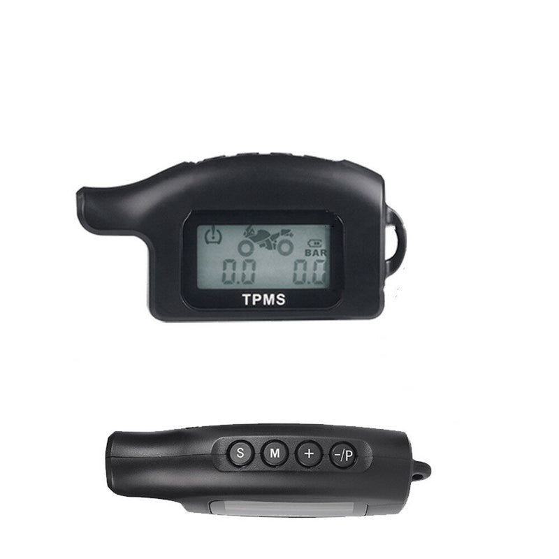 Motorcycle LCD TPMS Tire Pressure Monitor External Sensors Tyre Monitoring System Moto Tools