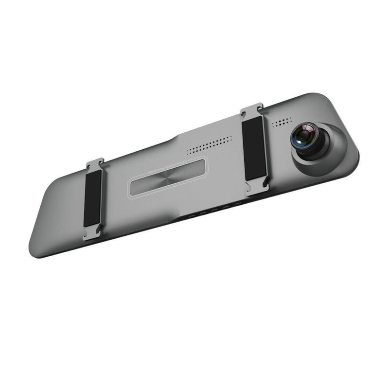H93 1080P 4.5 Inch Touch Dual Lens Dash Cam Car DVR Rearview Mirror Starlight Night Vision Reversing Image Driving Recorder