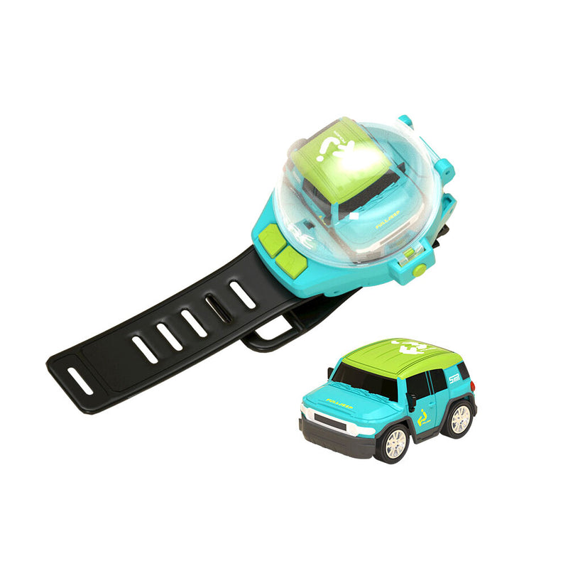 4DRC NEW C17 Mini Watch RC Control Car Hot Sales Children's Cute Cartoon Electric Car Small Cool Colorful Lights Vehicle Kid Toy Gift