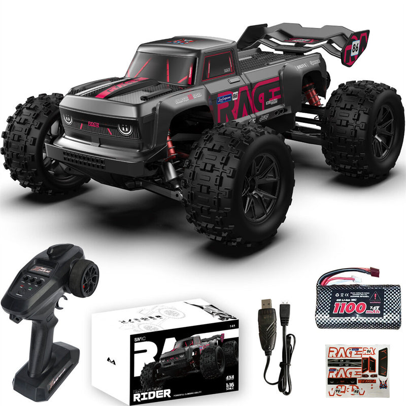 SMRC S910 1/16 2.4G 4WD RC Car Brushless/Brushed High Speed 35km/h 55km/h Off-Road Truck Full Proportional Vehicles Models Toys