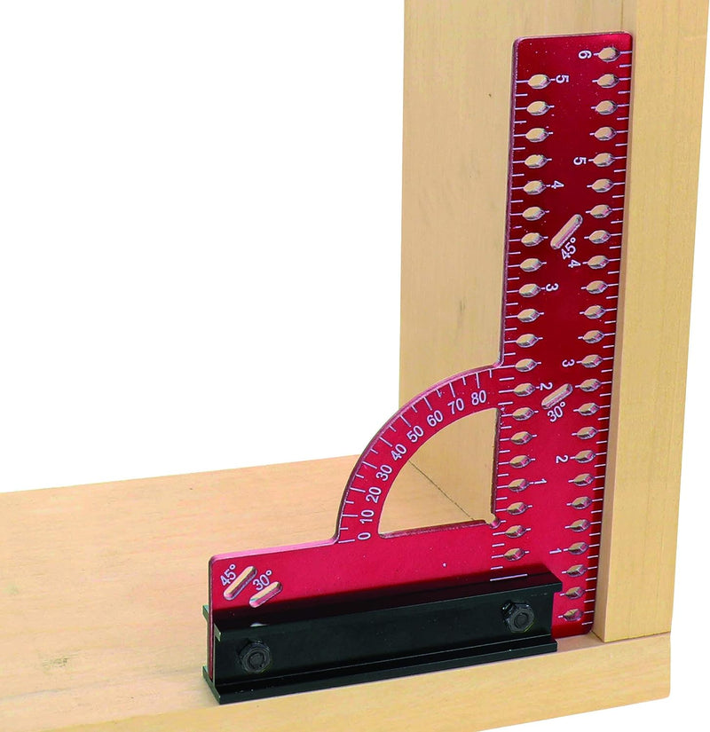 Milescraft 8459 MC-Square150 (metric) - Aluminum Framing and Woodworking Square,Red