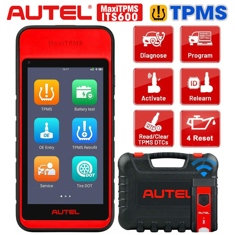 [EU Direct] 2023 Autel MaxiTPMS ITS600E Diagnostic Scanner TPMS Relearn & Scan Tool Upgraded of TS508 Oil Reset/BMS/SAS/EPB Work With TBE200E