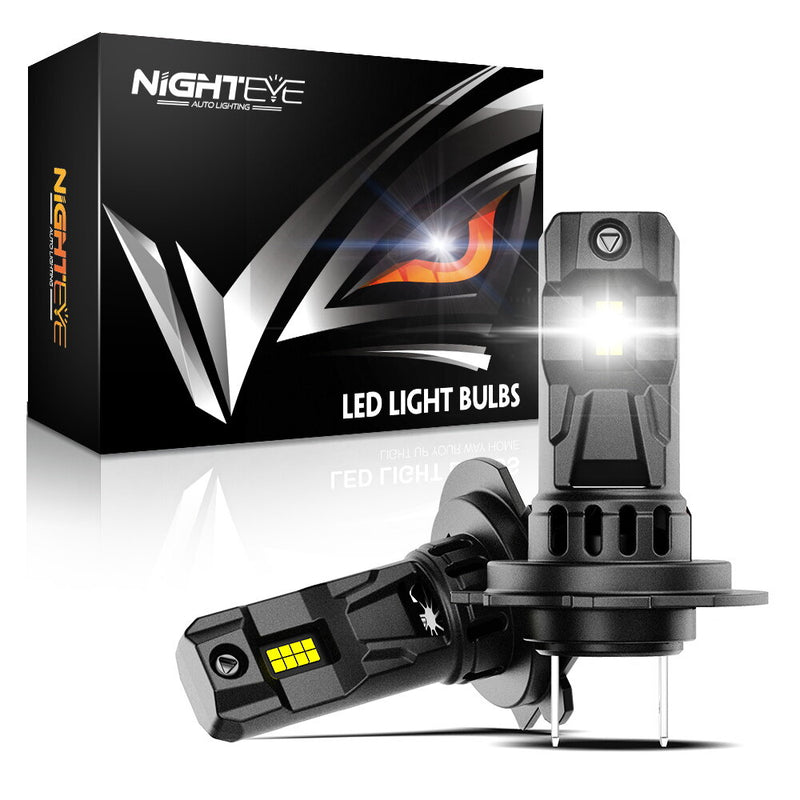 NightEye Auto Lighting A315-S7 A Pair 20000LM 6500K LED Car Headlight Bulbs 70W Auto Headlamp IP68 Waterproof for Modification Cars