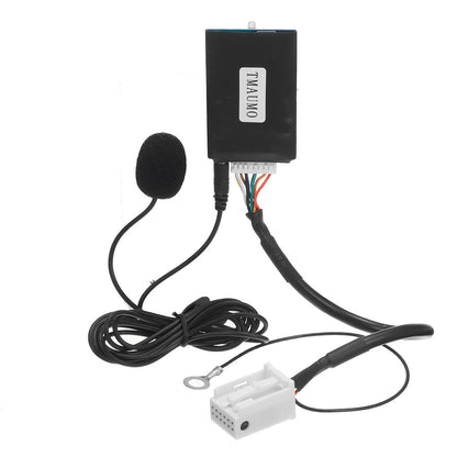 12V Car bluetooth AUX Adapter Microphone Handsfree+Music Disc Box For Audi A3 A8 A4 TT TTS R8 Seattle