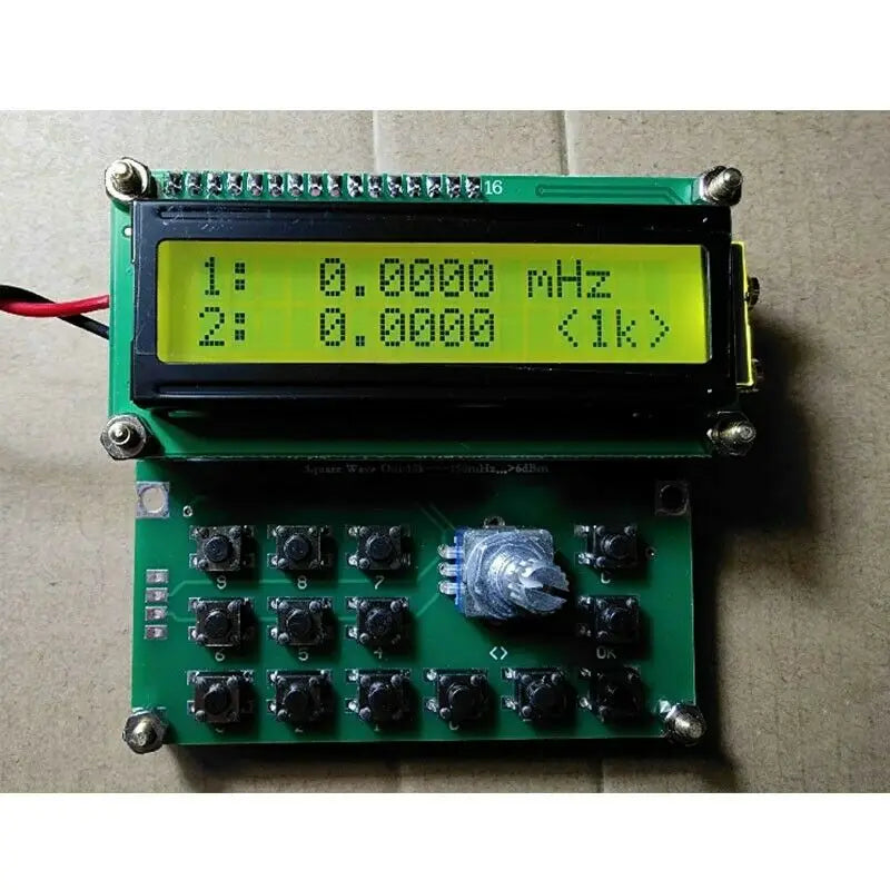 ComfyHarbor Si5351 Signalgenerator – 2-Kanal Rechteckwellen-Modul, 0,01–150 MHz, Tastatursteuerung, VFO-5351A