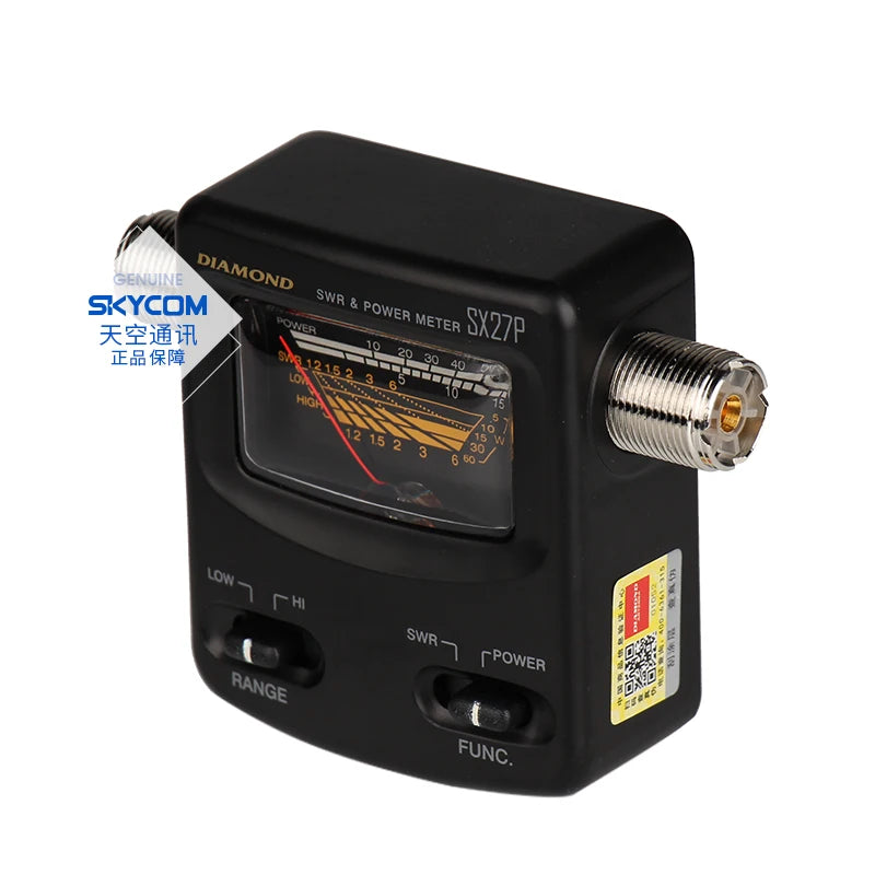 NEW DIAMOND SX27P Mini SWR Power Meter 144-470MHz UV UHF VHF 0-60W M ...