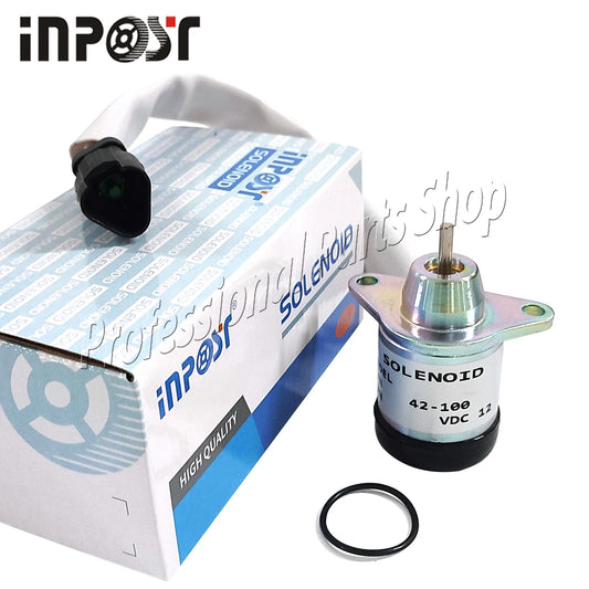 42-100 12V Solenoid Fuel Stop Shut-Off For Thermo King 42100 42-100 41-9100 42-0100