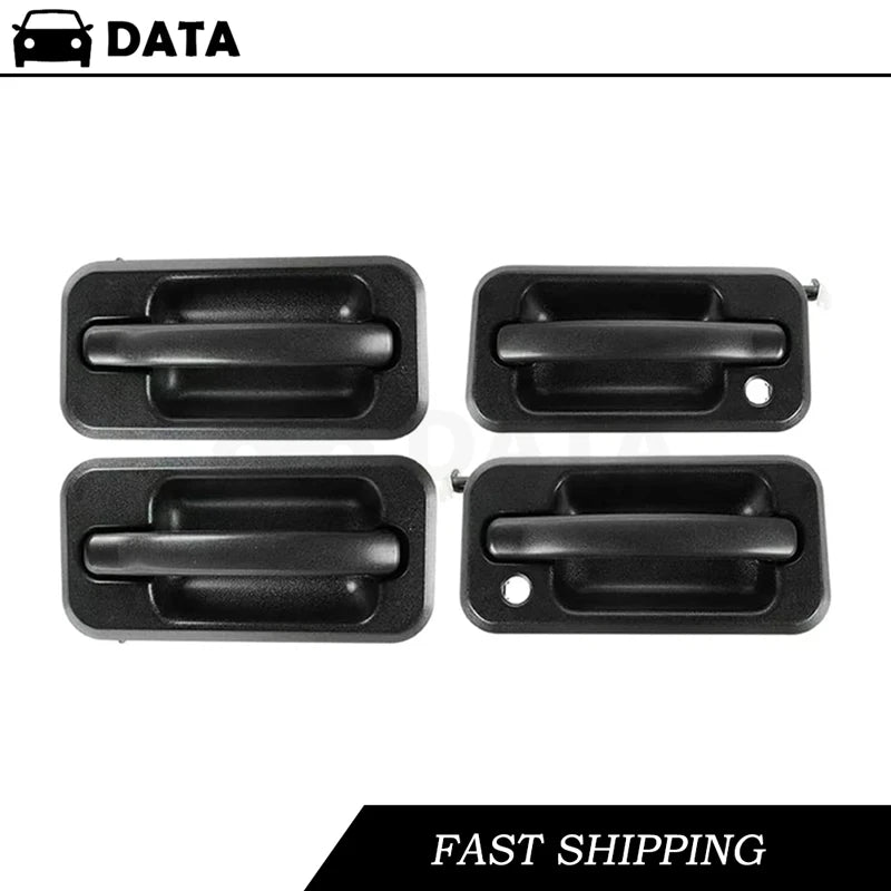 131609870457 Car Exterior Outside Door Handle Set Front & Rear Outer Kit for Hummer H2 2003-2009 15104792 10360326 Auto Parts