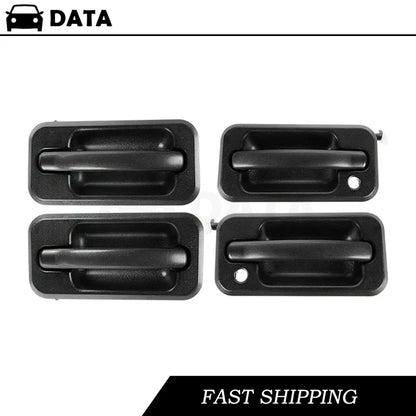 131609870457 Car Exterior Outside Door Handle Set Front & Rear Outer Kit for Hummer H2 2003-2009 15104792 10360326 Auto Parts