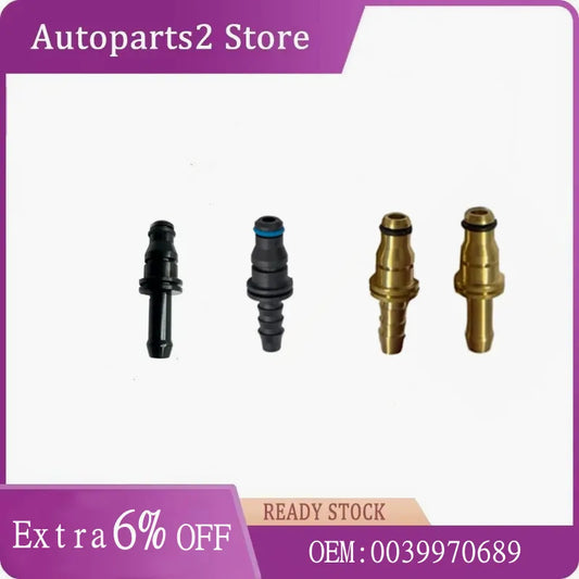 0039970689 Copper/Plastic 1Pcs Expansion Tank Coolant Radiator Pipe Connector for Mercedes Benz S203 W203 C209 A209 X164 W221