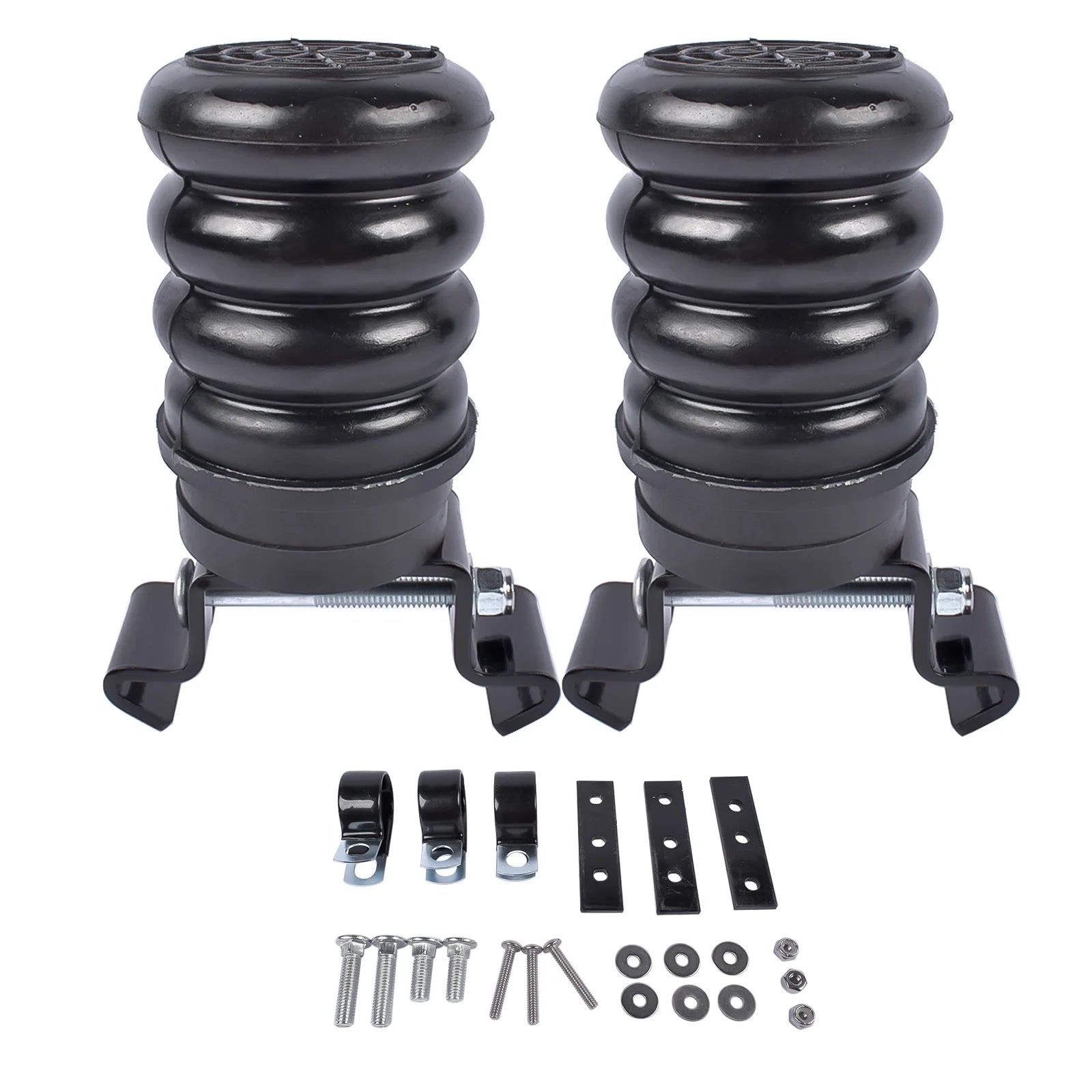 AP01 2X Rear Black Trailer Helper Springs for Trailer Axle GAWR 5000-