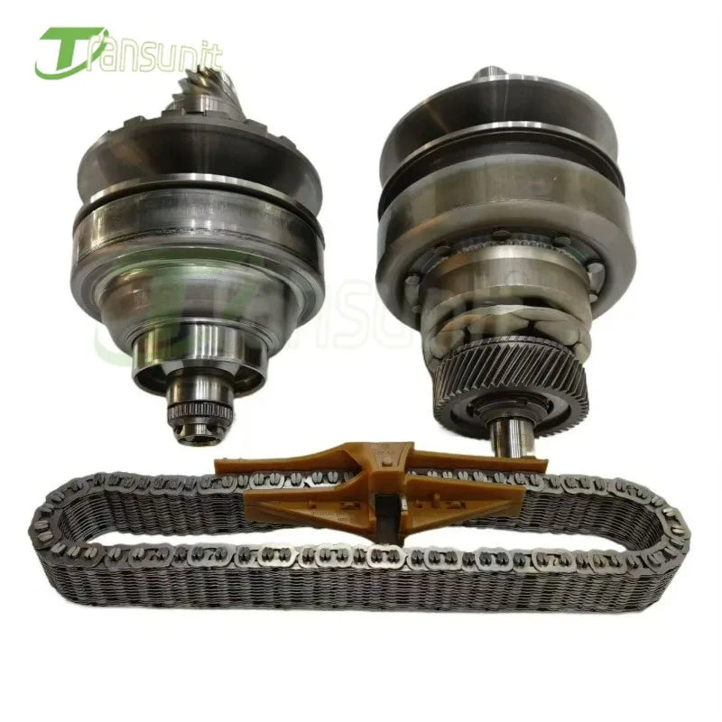 01J 0AN CVT Transmission Pulley Belt Chain Set For Audi A4 A5 A6 A8 Gearbox Hydraulic Cylinder Assembly 01J331301BG 34 38mm