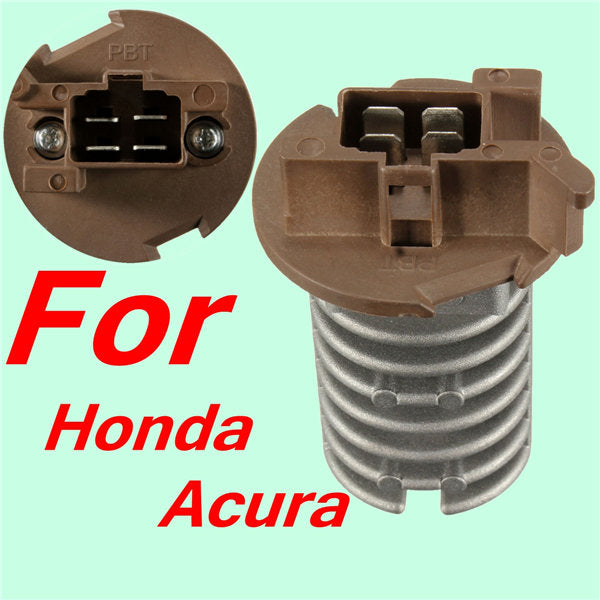 4 Pins Rear Blower RES Motor Transistor Resistor For Honda Acura