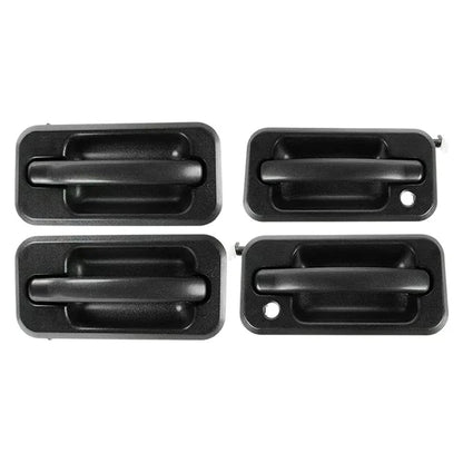 131609870457 Car Exterior Outside Door Handle Set Front & Rear Outer Kit for Hummer H2 2003-2009 15104792 10360326 Auto Parts