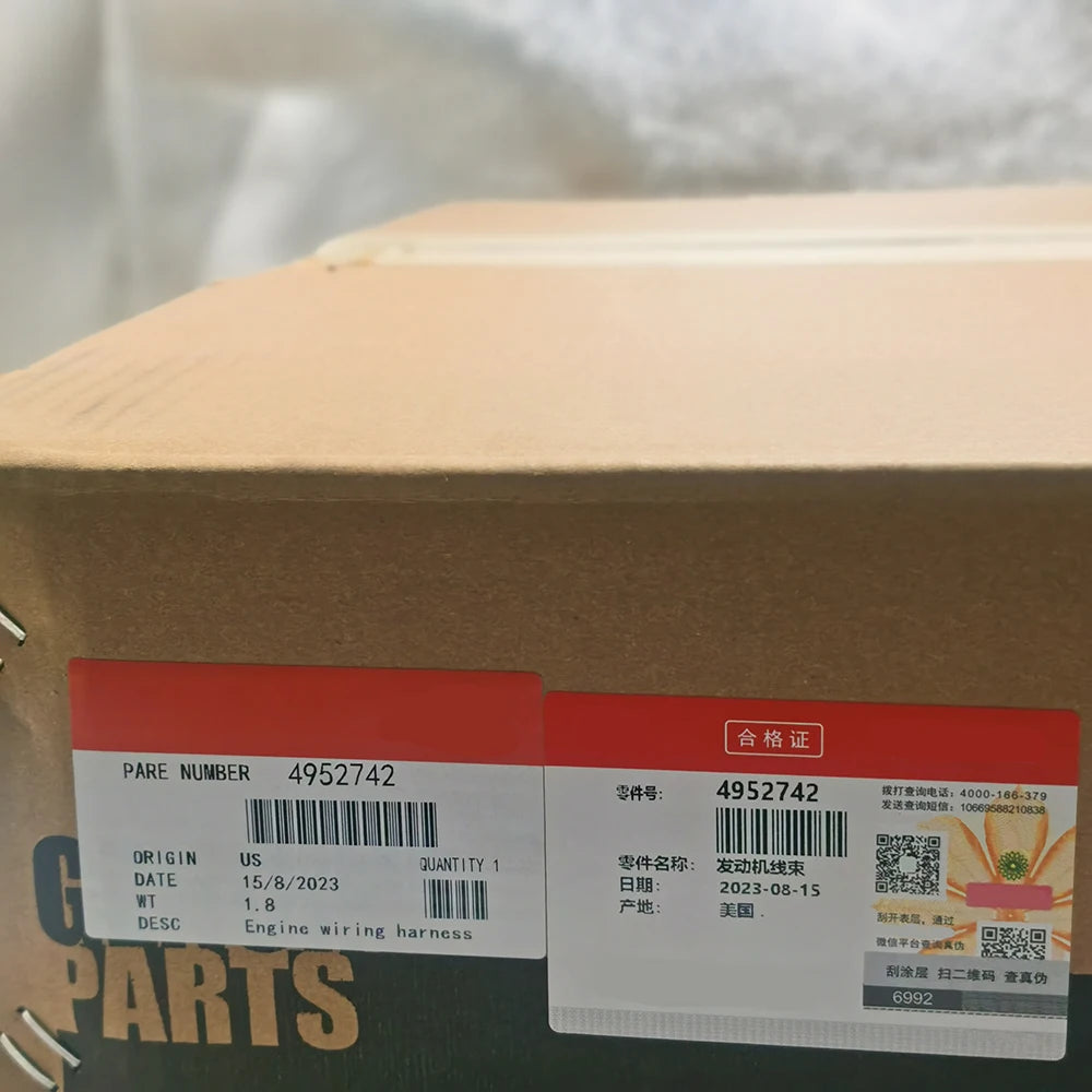 4952742 for Cummins ISX15 Motor Lineaire Snelheid Montage Voor Xcmg 7 ...