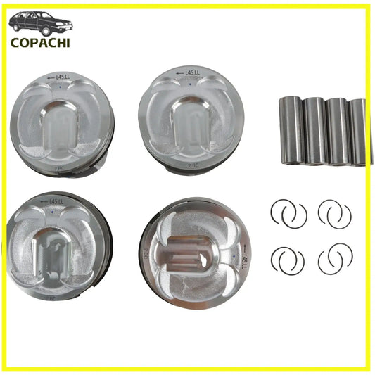 4pcs AG9Z-6108-L Car Engine Piston&Piston Rings Set for Land Rover Discovery Range Rover VOLVO S60 XC60 JAGUAR XE XF XJ 2.0T