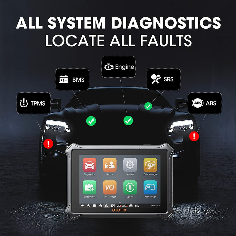 Autel OtoFix D1 Lite bluetooth Car Diagnostic Tool OBD2 Scanner Bi-Directional Automotive Scan Tool 2 Years Free Update