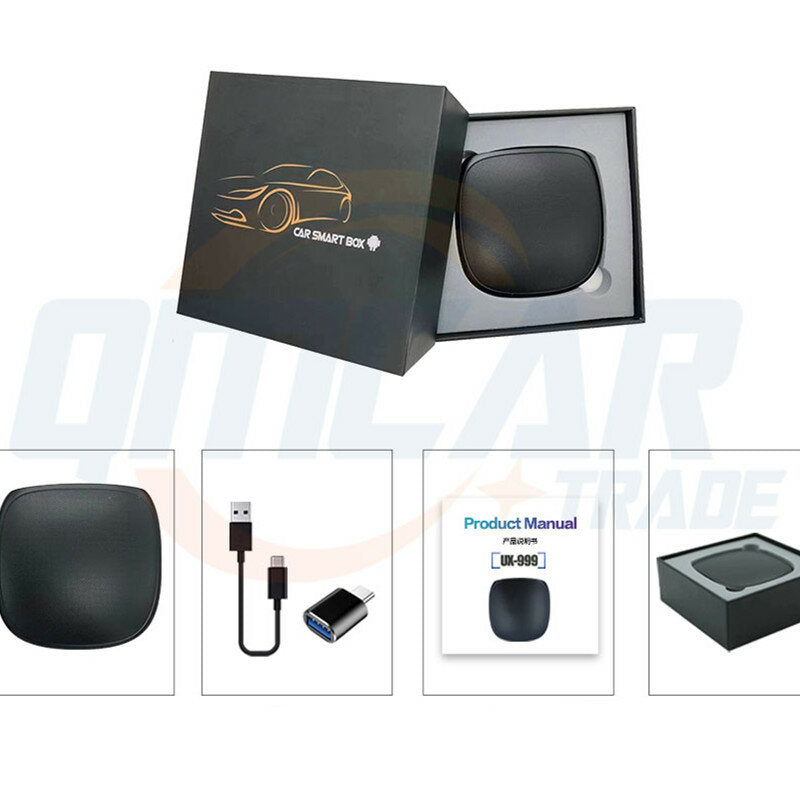 Carplay Ai Box Wireless Carplay Netflix Android Box Car Multimedia Player UX999 4+64G Audio Navigation For Volkswagen Kia