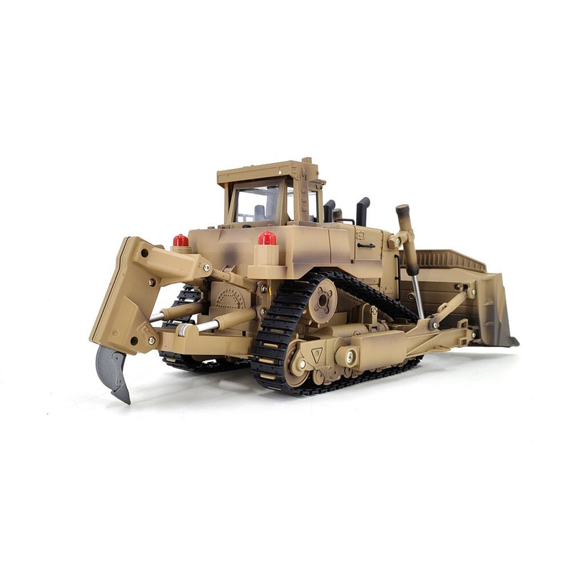 THELINK D9R 1:18 2.4G RC Construction Cars Bulldozer Toy Sandbox Play Functional Arm and Bucket Trucks for Boys