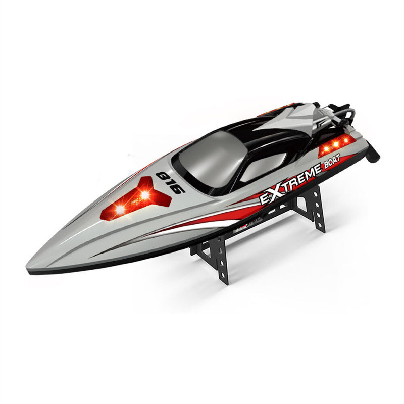 HXJRC HJ816 PRO RTR 55km/h 2.4G Brushless RC Boat High Speed Net Ship Capsized Reset LED Light Speedboat Waterproof Electric Racing Vehicles Models Lakes Pools Remote Control Toys