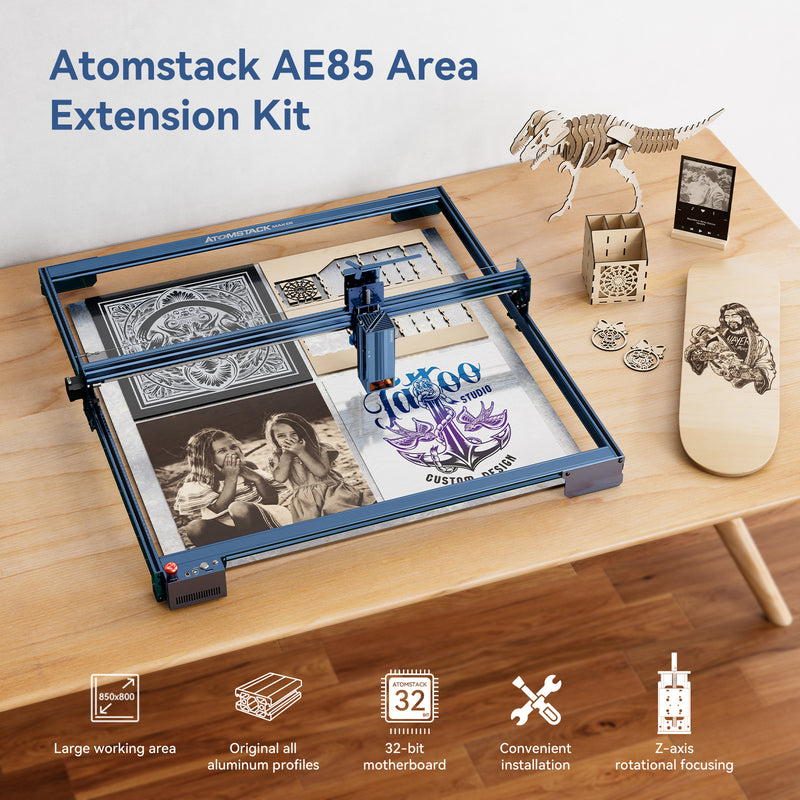 Atomstack E85 Working Area Expansion Kit 850*800mm
