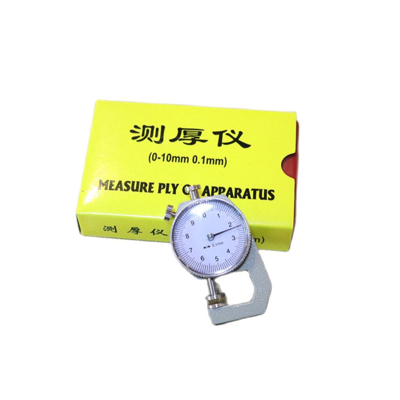 0-10mm Dial Thickness Gauge Leather Paper Thickness Meter Tester for Leather Flim Paper